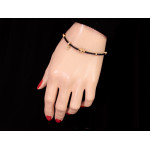 srebrna bransoletka bez kamieni