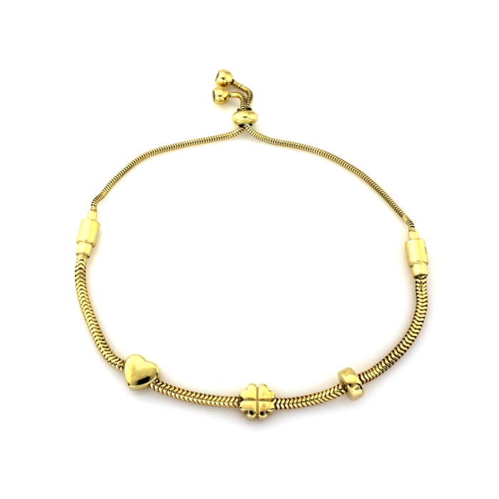 srebrna bransoletka bez zdobienia