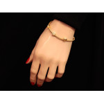 srebrna bransoletka bez zdobienia