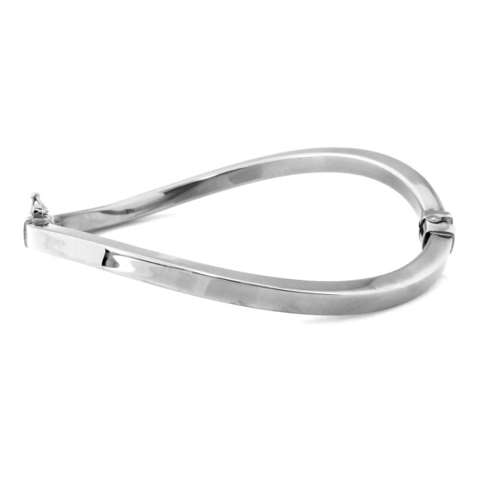 srebrna bransoletka bez kamienia