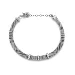 srebrna bransoletka bez zdobienia