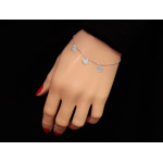 srebrna bransoletka bez kamieni