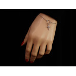 srebrna bransoletka bez kamieni