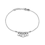 srebrna bransoletka bez zdobienia