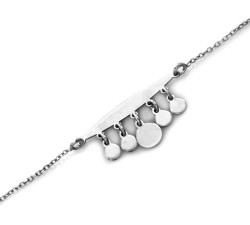 srebrna bransoletka srebro bez kamieni