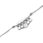 srebrna bransoletka srebro bez kamieni