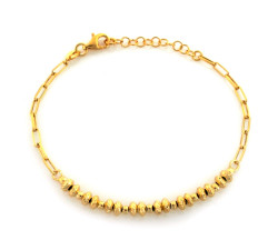 srebrna bransoletka bez kamieni