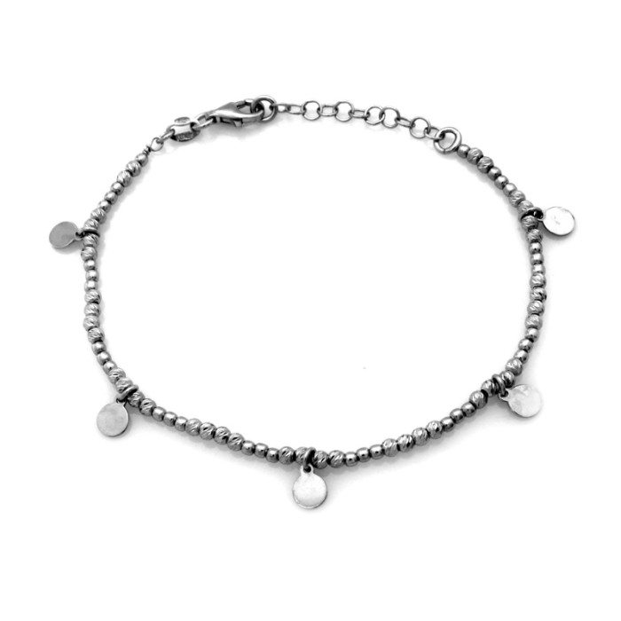 srebrna bransoletka bez kamieni