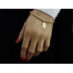 srebrna bransoletka bez kamienia