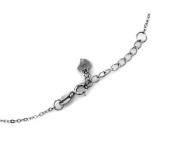 Naszyjnik damski srebrny 925 subtelny łańcuszek z zawieszką z cyrkoniami