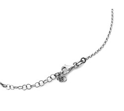 Elegancki naszyjnik ze srebra 925 z wiszącymi medalionami i krzyżykami