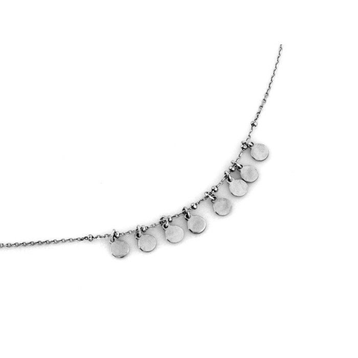 Naszyjnik ze srebra 925 z okrągłymi zawieszkami