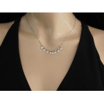 Naszyjnik ze srebra 925 z okrągłymi zawieszkami