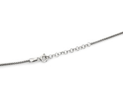 Naszyjnik srebrny 925 łańcuszek gruby sznur z zawieszkami skrzydełka