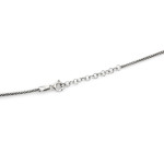 Naszyjnik srebrny 925 łańcuszek gruby sznur z zawieszkami skrzydełka