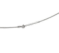 Srebrny naszyjnik 925 z zawieszką w kształcie litery A nieskończoności oraz serca