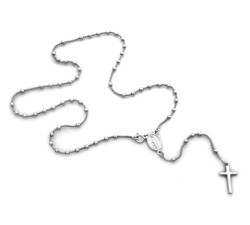 Naszyjnik ze srebra 925 różaniec na prezent