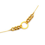 Naszyjnik kobiecy srebrny 925 pozłacany subtelny i efektowny oryginalny design