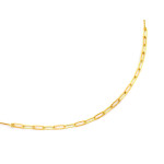 Naszyjnik 925 srebrny elegancki pozłacany subtelny i wygodny z dużymi modnymi ogniwami