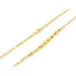 Naszyjnik pozłacany srebrny 925 z kulkami na prezent dla niej