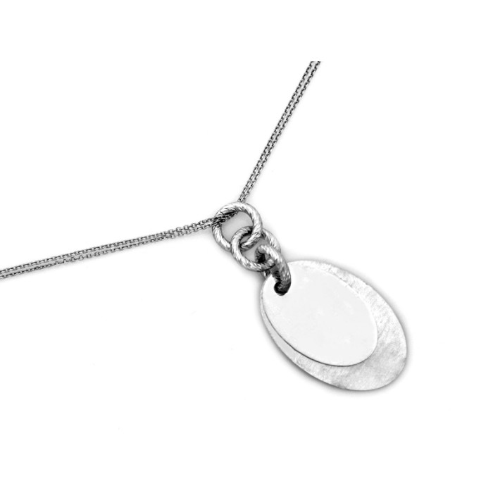 Naszyjnik srebrny 925 z blaszką na łańcuszku na prezent