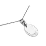 Naszyjnik srebrny 925 z blaszką na łańcuszku na prezent