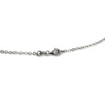 Naszyjnik srebrny 925 z wiszącym błyszczącym kluczem do Twojego serca na łańcuszku