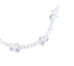 Naszyjnik srebrny 925 wykonany w całości z cyrkoni na prezent