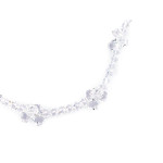 Naszyjnik srebrny 925 wykonany w całości z cyrkoni na prezent