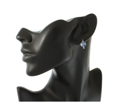 komplet stalowy ze srebrem