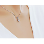 zestaw biżuterii srebrny ze stalą