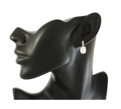 komplet stalowy ze srebrem