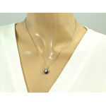 srebrny zestaw 925 ze stalą