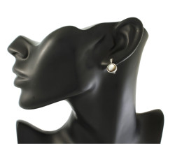 komplet stalowy ze srebrem