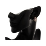 zestaw biżuterii srebrny ze stalą