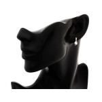 srebrny zestaw 925 ze stalą