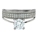 pierścionek srebrny bez kamieni 925