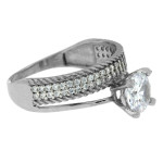 pierścionek srebrny bez zdobienia