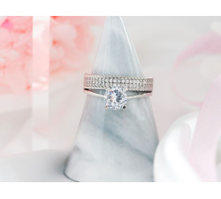 pierścionek srebrny bez kamieni 925