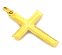 wisiorek złoty krzyżyk