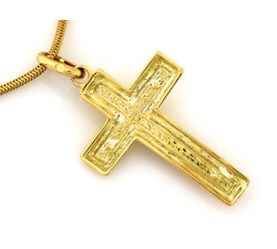 Złota przywieszka krzyż 585 Krzyżyk z Jezusem Chrystusem 2,03 g