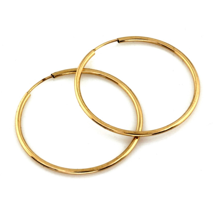 złote kolczyki szarniry