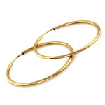 złote kolczyki szarnir