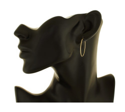 kolczyki złote bez cyrkonii