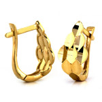 złote kolczyki angielskie zapięcie