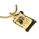 Złota przywieszka z motywem znaku zodiaku