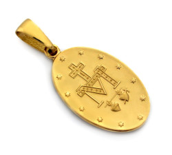Złota przywieszka 585/14k, medalik