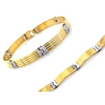 Złota bransoletka 585/14k dla mężczyzn