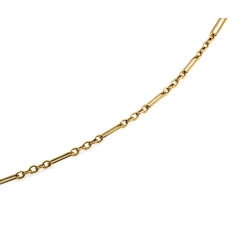 Naszyjnik złoty 375 na czasie o łańcuszkowym splocie na prezent