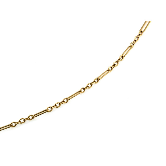 Naszyjnik złoty 375 na czasie o łańcuszkowym splocie na prezent